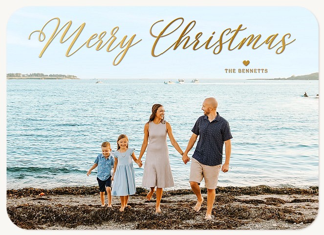 Simplicity Personalized Holiday Cards