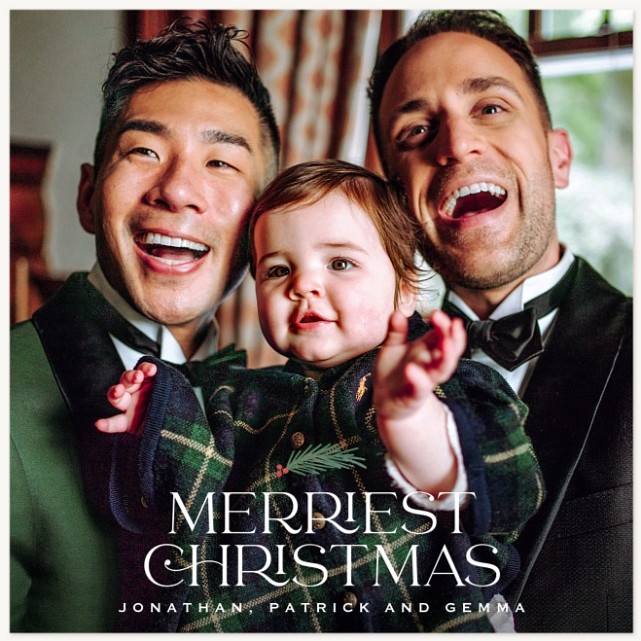 Preppy Christmas Personalized Holiday Cards