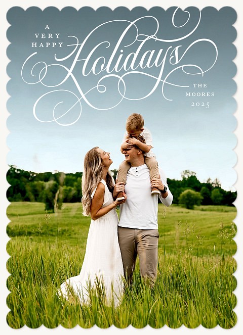 All The Flourishes Personalized Holiday Cards