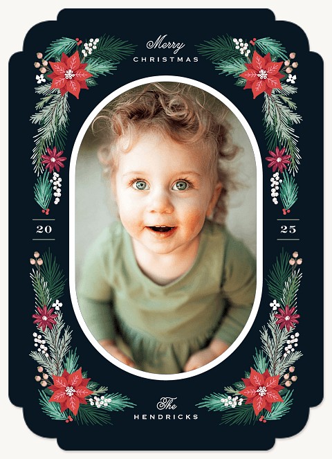 Christmas Botanicals Personalized Holiday Cards