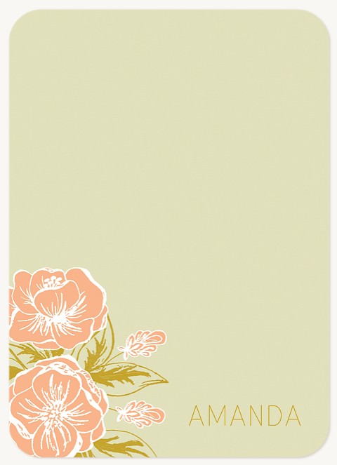 Garden Note Stationery