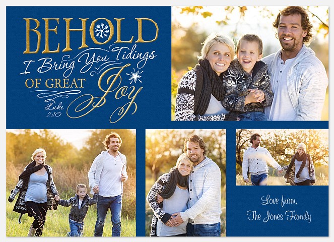 Cheerful Tidings  Holiday Photo Cards