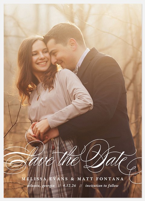 Dearly Beloved Save the Date Photo Cards