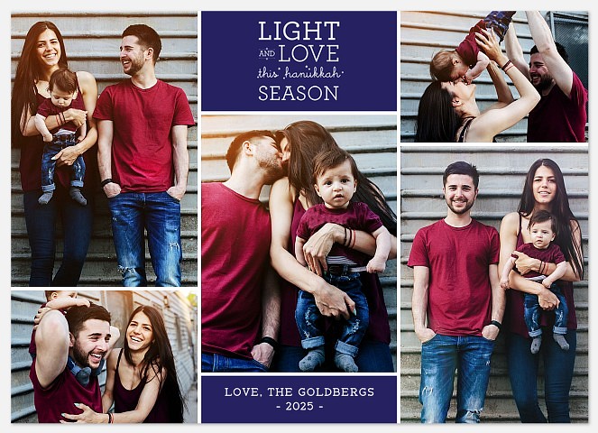 Light & Love Hanukkah Photo Cards