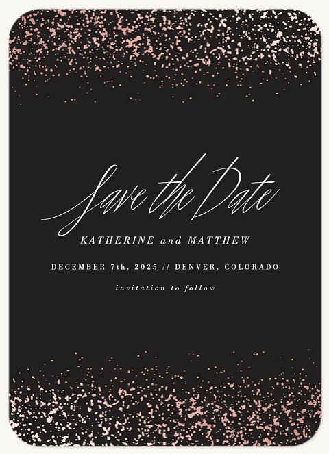 Breathtaking Glow Save the Date Cards