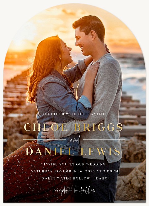 Modern Minimal Wedding Invitations