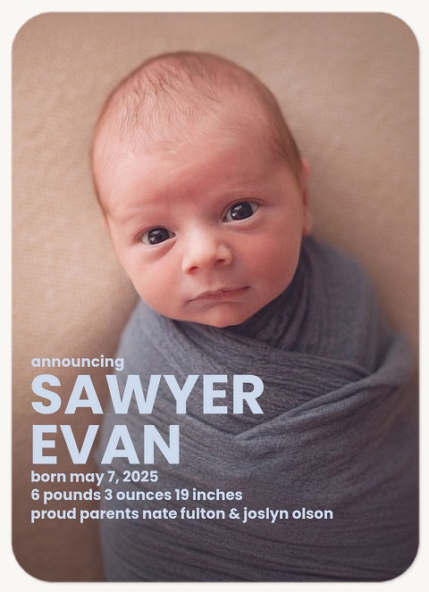 Little News Baby Announcements