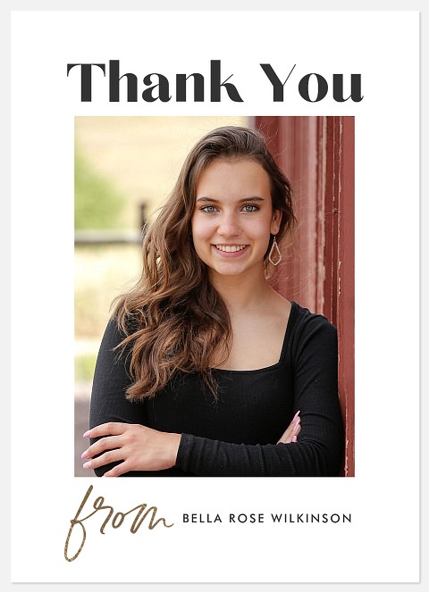 Mod Lettering Thank You Cards 