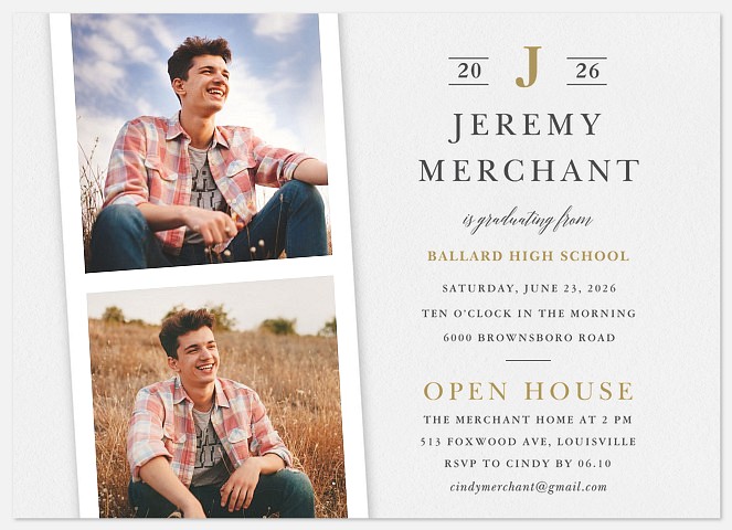 Classic Filmstrip Graduation Cards