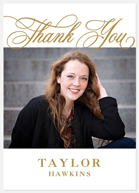 Classic Sparkle Thank You Cards 