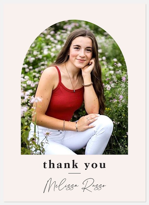 Modern Arch Thank You Cards 