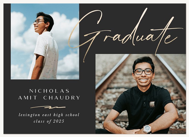 Dashing Grad Graduation Cards