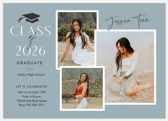 Classy Snapshots Graduation Cards