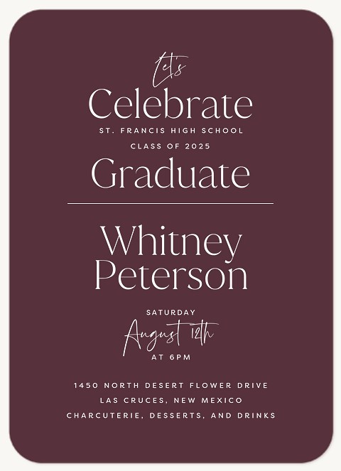 Simple Stack Graduation Cards