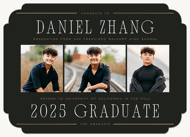 Classic Trio Graduation Cards