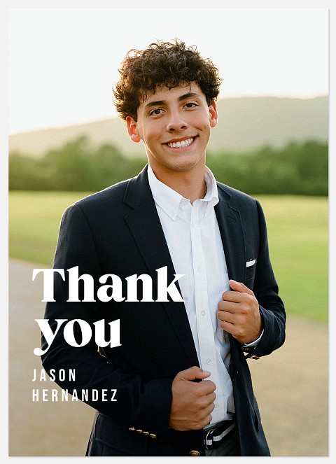 On The Side Thank You Cards 