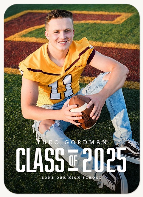 Bold & Sporty Graduation Cards