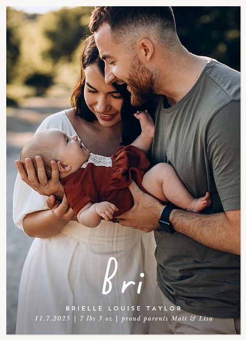 Breezy Baby Announcements