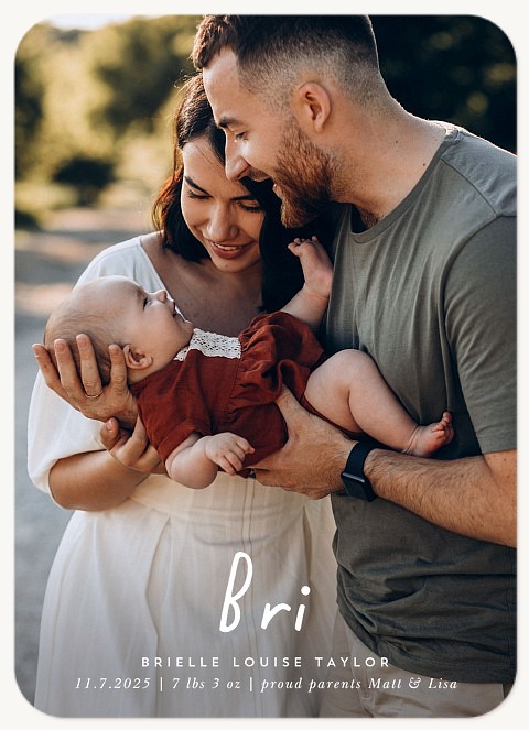 Breezy Baby Announcements