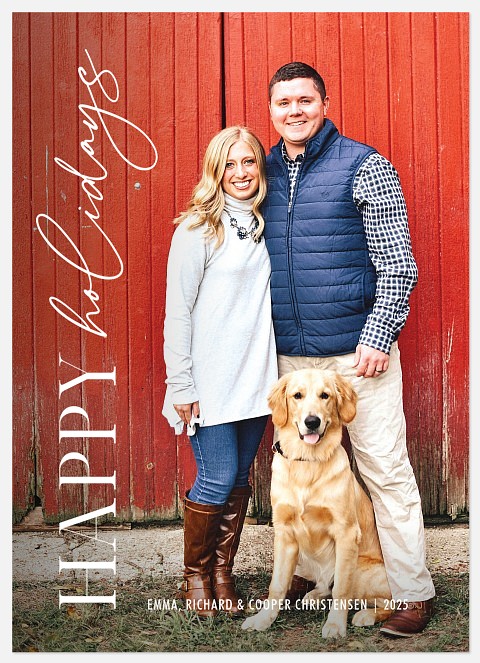 Modernist Mix Holiday Photo Cards