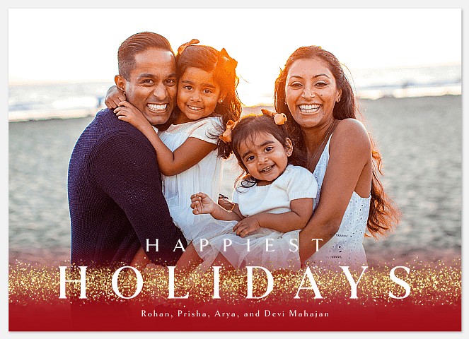 Layered Overlay Holiday Photo Cards