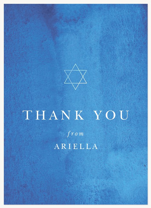 Pointed Corners Thank You Cards 
