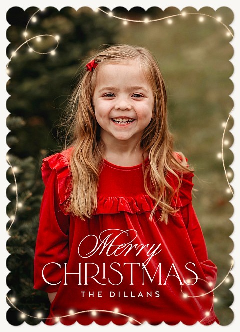 Glowing Strand Christmas Cards