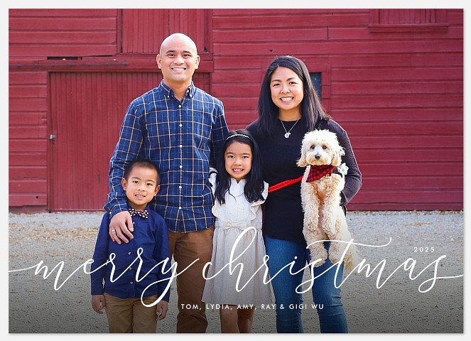 Winter Wisps Holiday Photo Cards