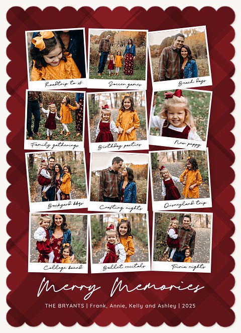 Year of Snapshots Personalized Holiday Cards