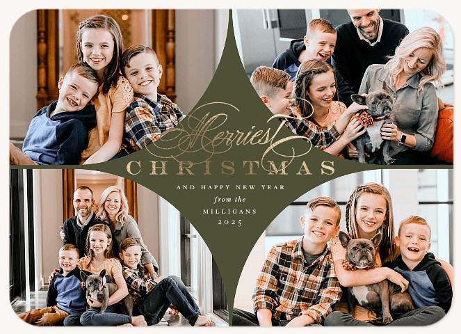 Star Space Personalized Holiday Cards
