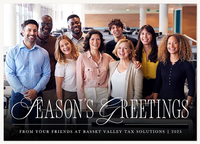 Simple Seasons Business Holiday Cards