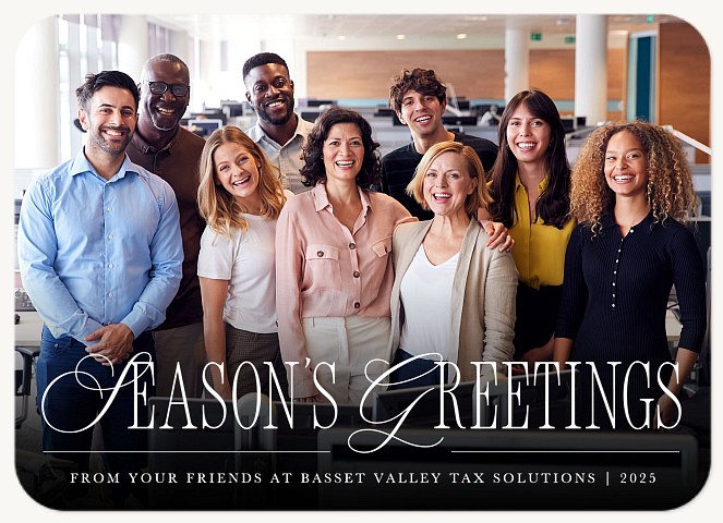 Simple Seasons Business Holiday Cards