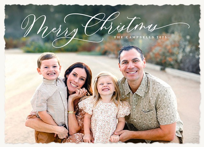 Refined Wishes Personalized Holiday Cards