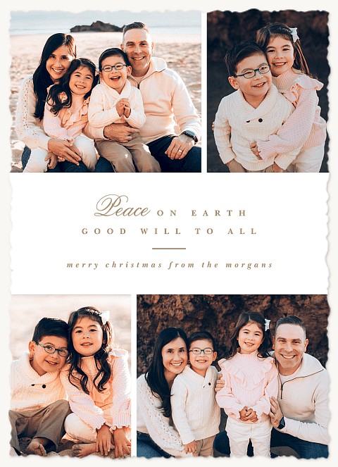 Good Will Personalized Holiday Cards