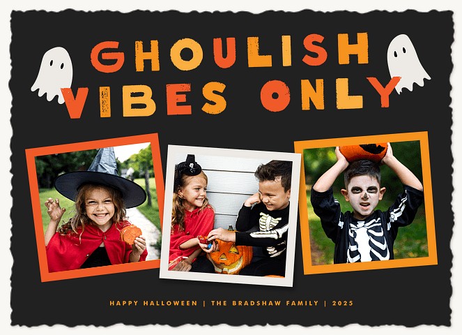 Ghoulish Vibes Halloween Cards