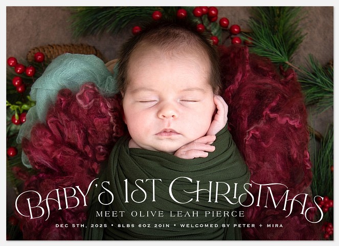 First Noel Holiday Photo Cards