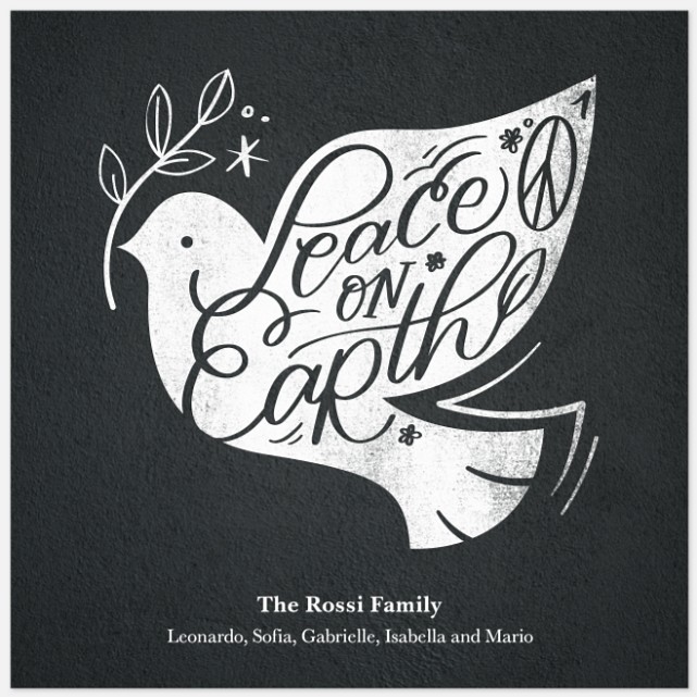 Hope for Peace Holiday Photo Cards