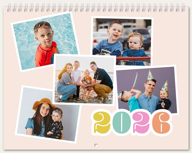 Bright Year Calendar Personalized Photo Calendars