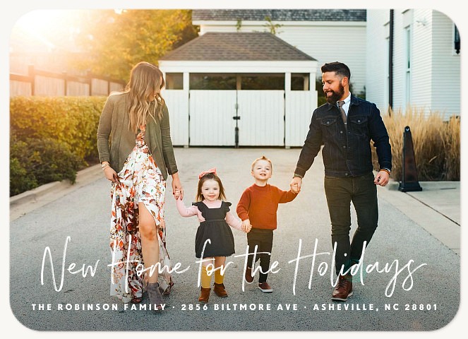 New Holiday Home Personalized Holiday Cards
