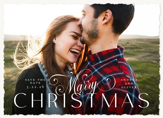 Marry Christmas Personalized Holiday Cards