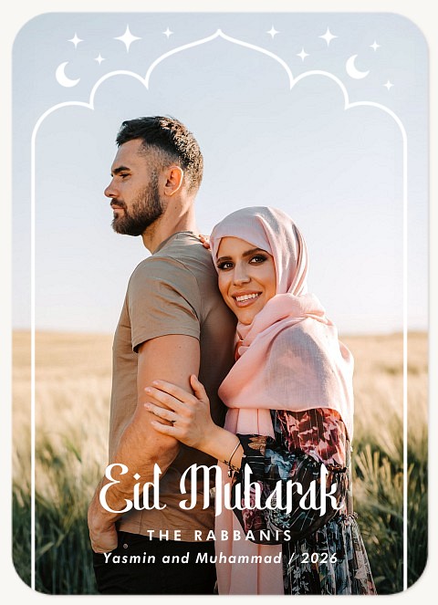 Crescent Arch Eid Cards