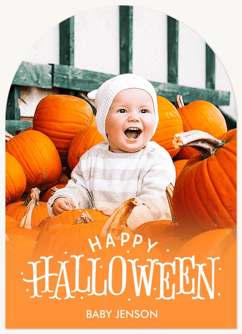 Bright Halloween Gradient Halloween Cards