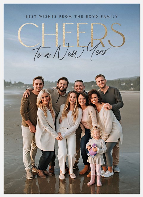 Deco Cheer Holiday Photo Cards