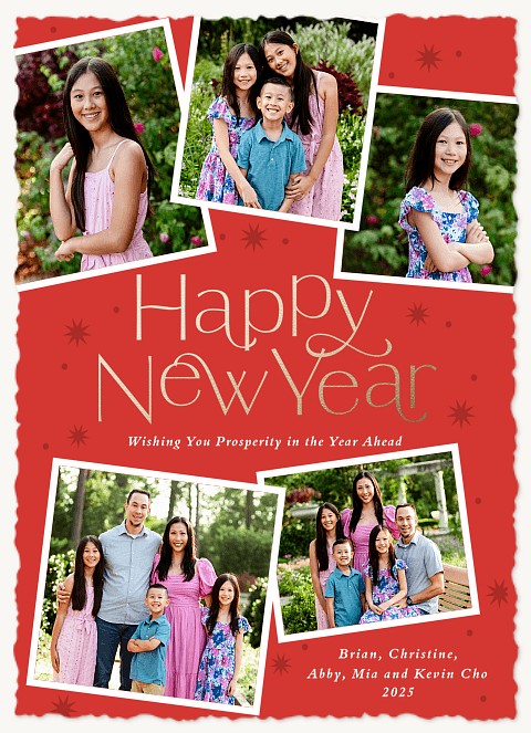 Prosperous New Beginnings Chinese New Year Cards