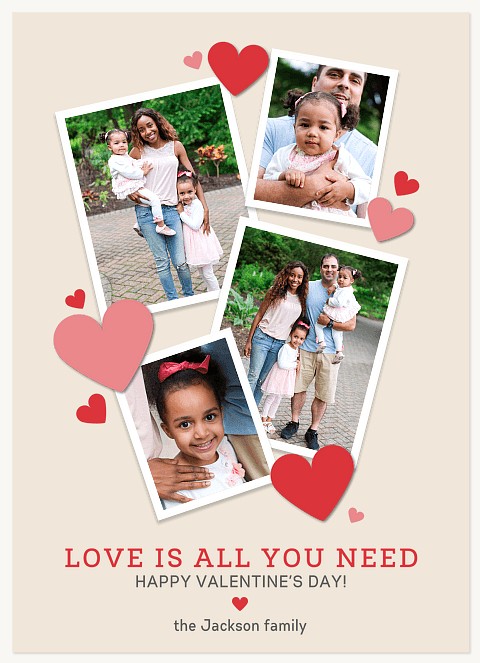 Sweetheart Collage Valentines Cards