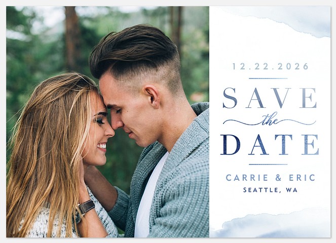 Gentle Waters Save the Date Photo Cards