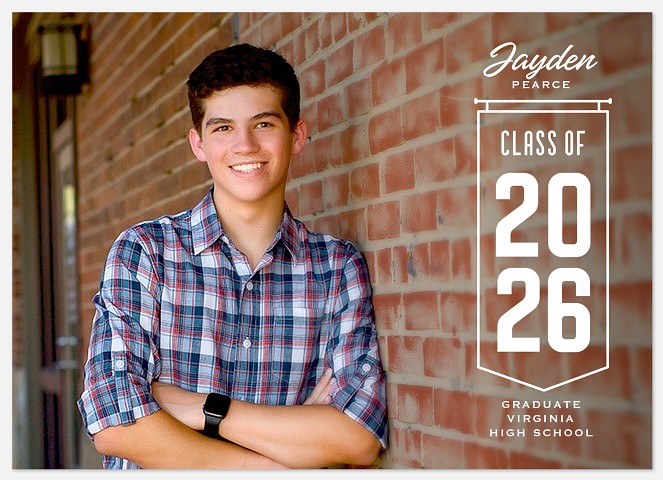 Suspended Banner Graduation Cards