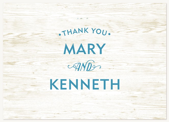 Barnyard Chic Wedding Thank You Cards