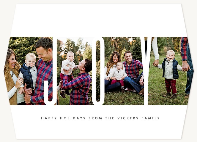 Modern Joy Photo Holiday Cards