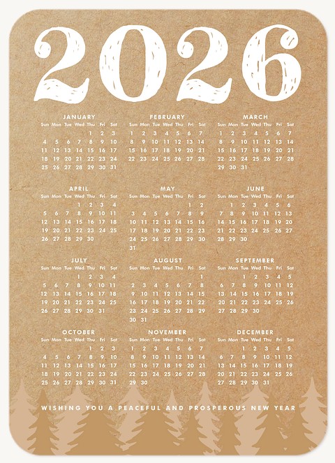 A Krafted Year Business Holiday Cards